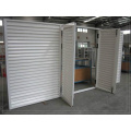 Custom White Powder Coat Swinging Aluminium Louvre Doors